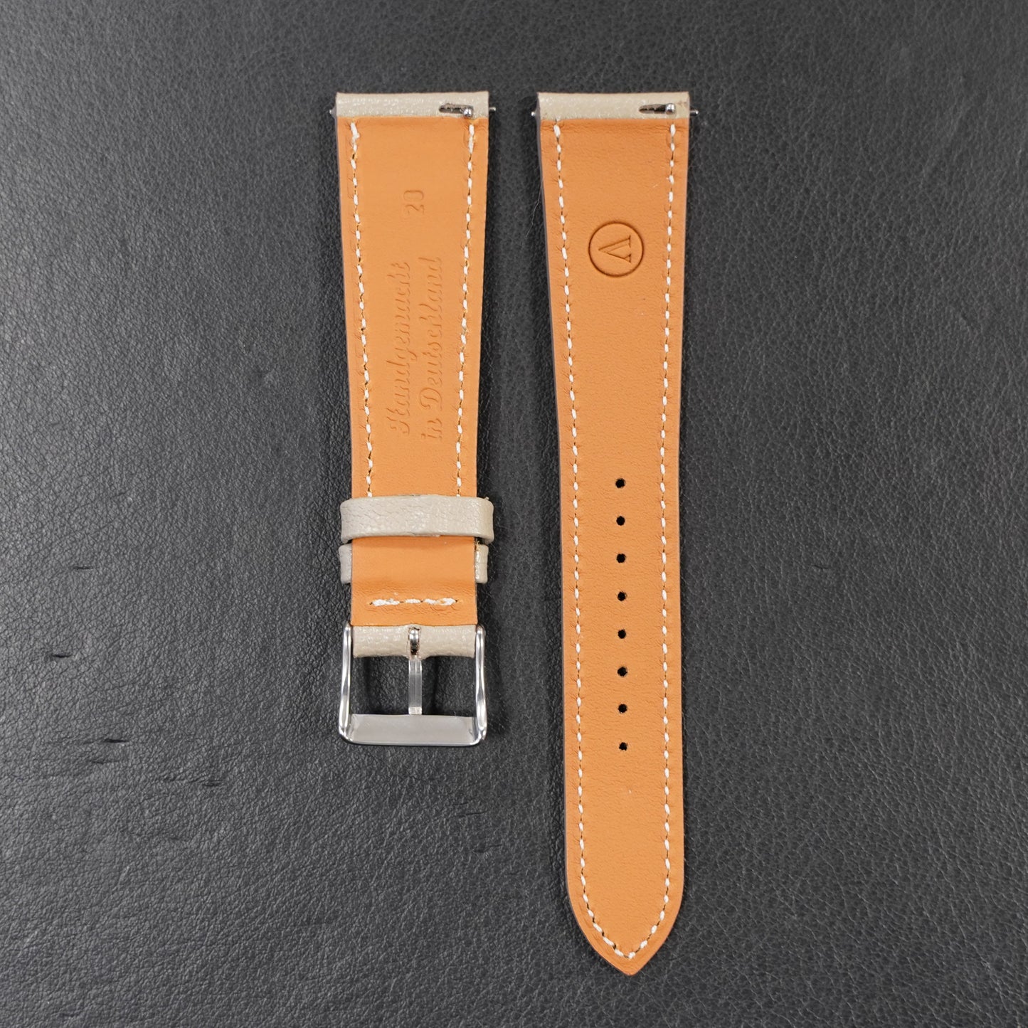 Watch band Goatskin leather - blue