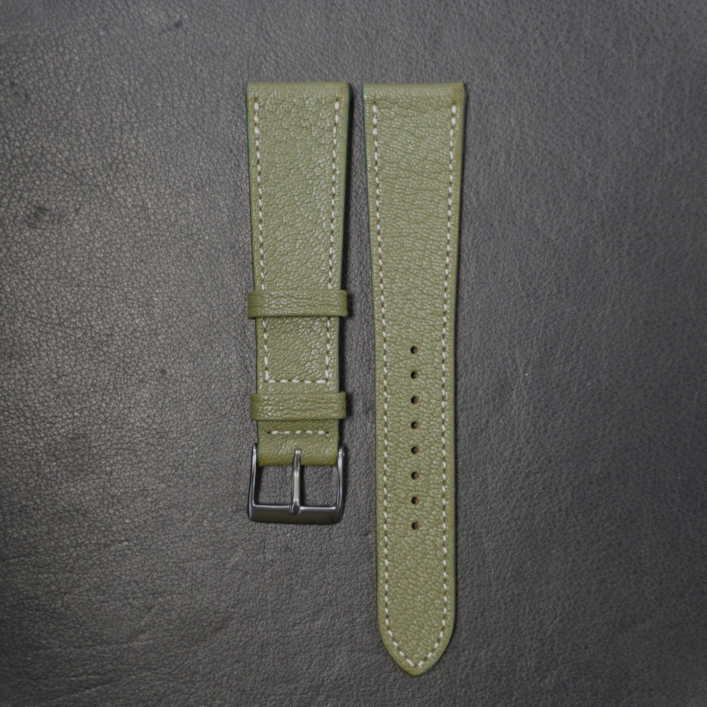 Uhrenarmband Ziegenleder Grün