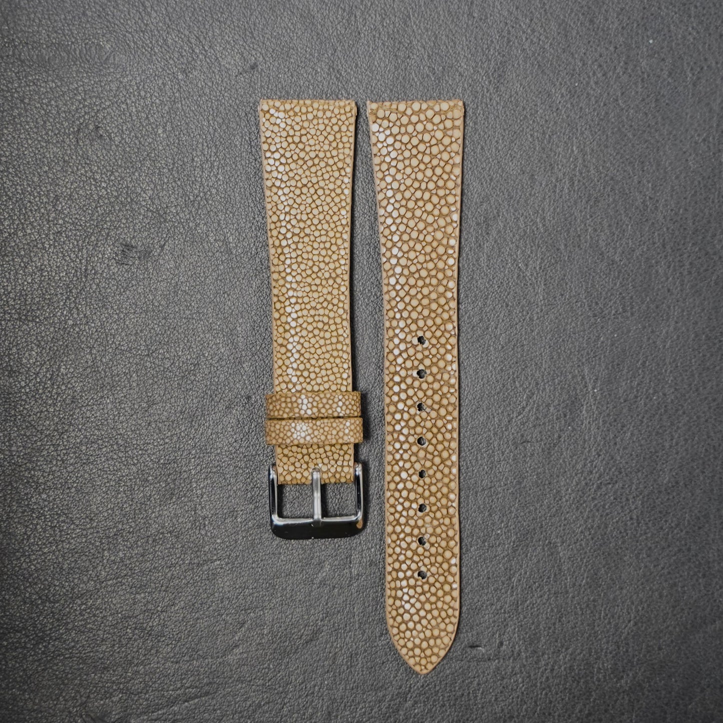 Uhrenarmband Rochenleder Braun