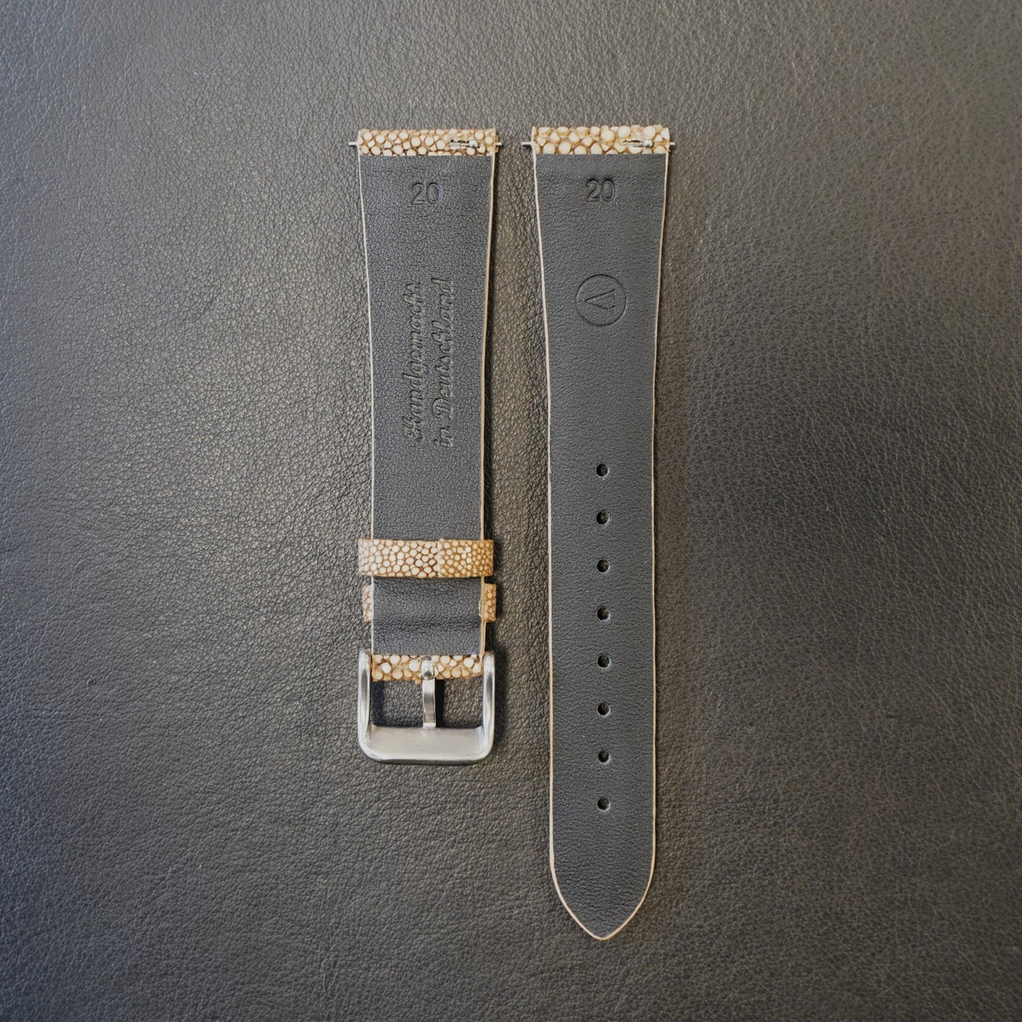 Uhrenarmband Rochenleder Braun