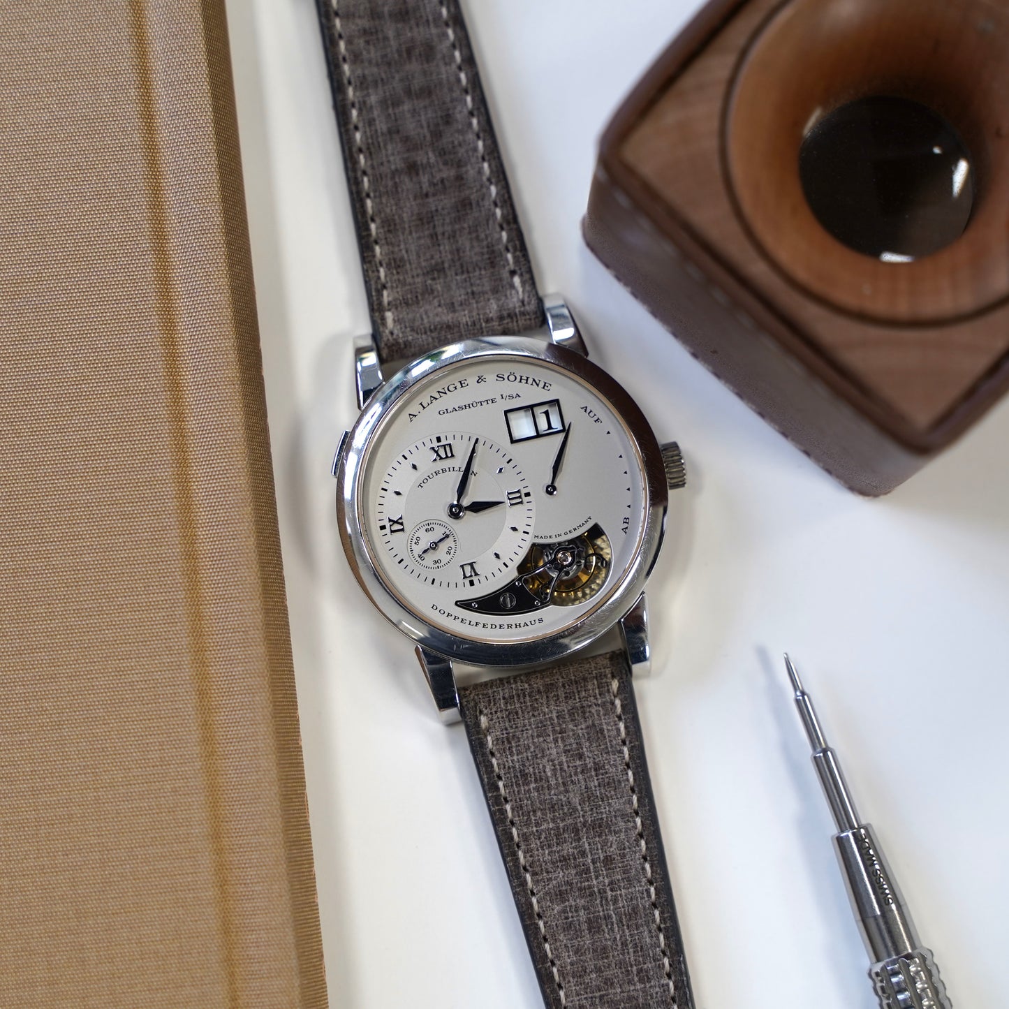 Watch band Leather - brown