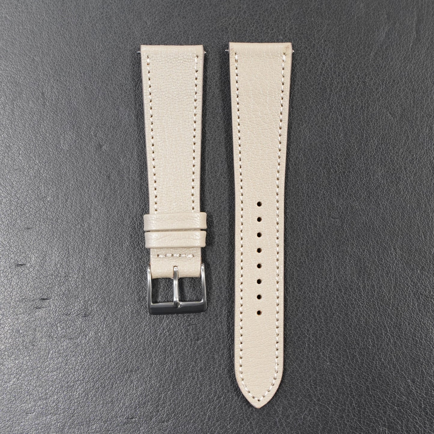 Watch band Goatskin leather - blue
