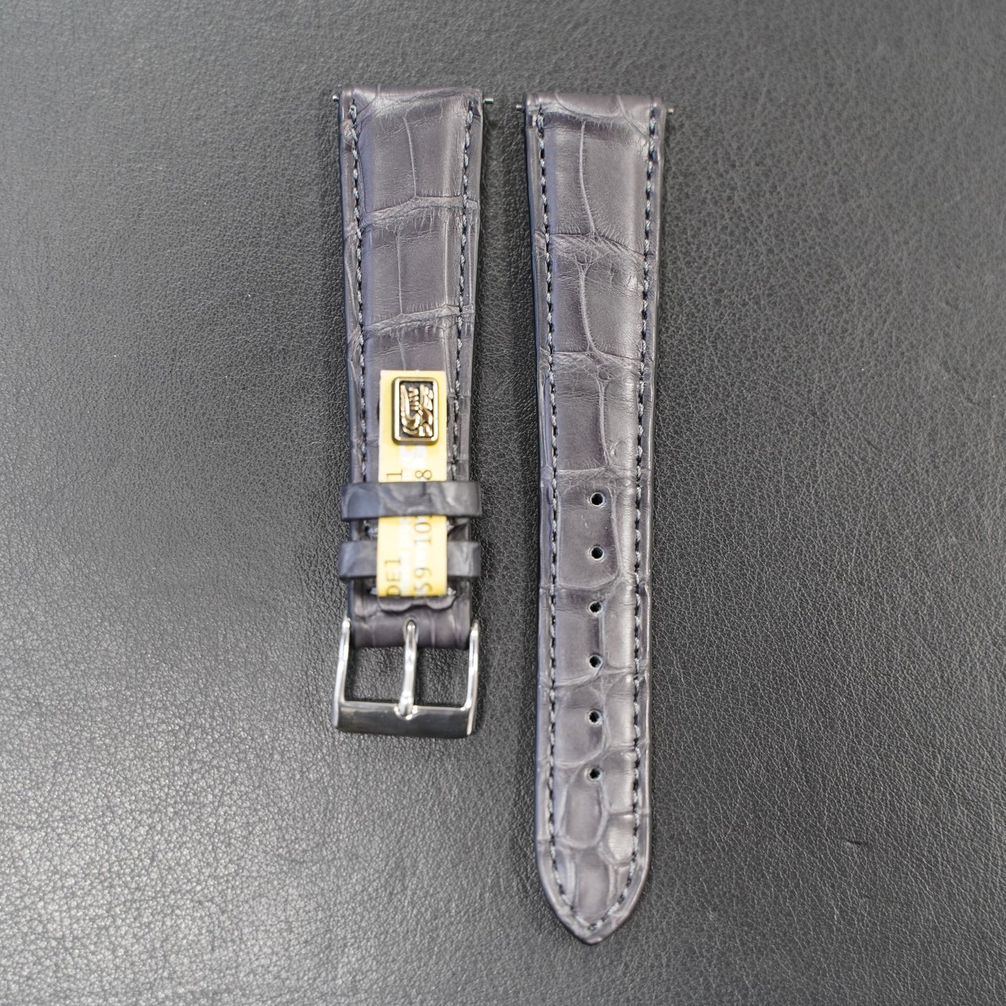 Watch band Alligator Leather - dark brown
