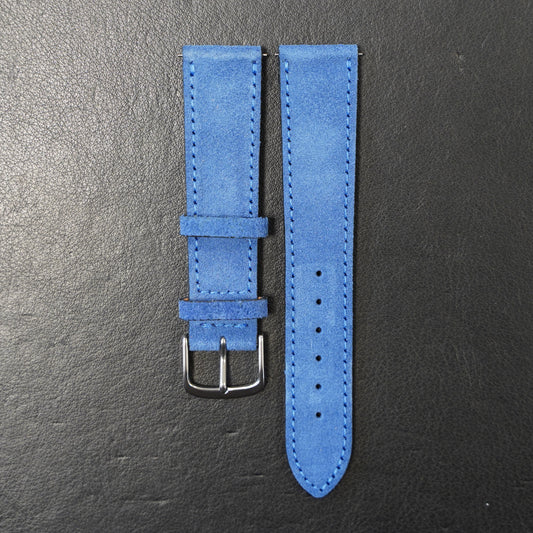 Uhrenarmband Wildleder Royalblau