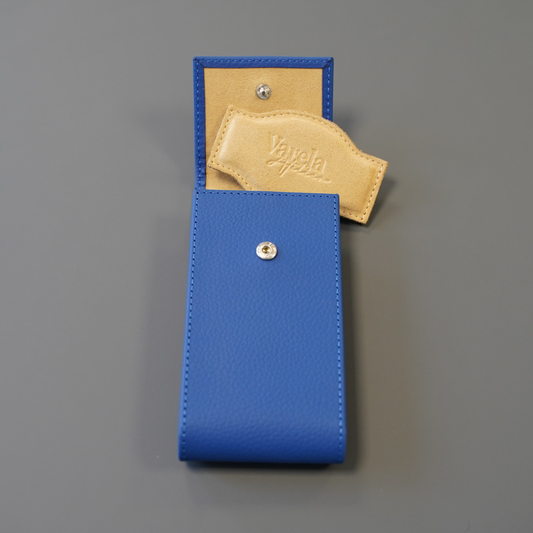 Watch pouch for 1 watch - cobalt blue / latte