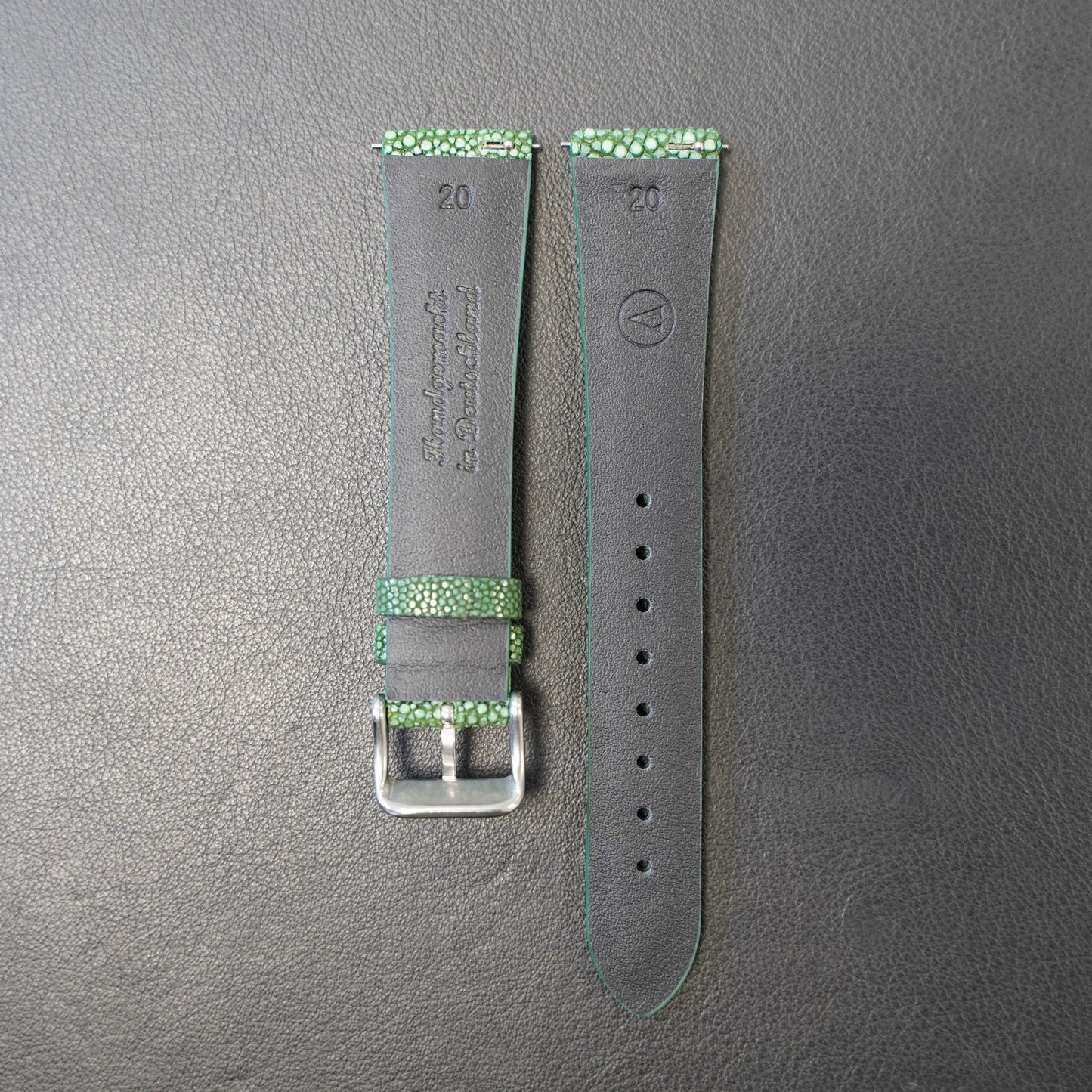 Watch pouch for 1 watch - cobalt blue / latte